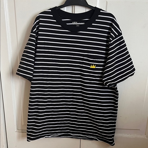 Uniqlo Other - Uniqlo Basquiat Stripe Cotton Pocket Tee UNISEX Size Small